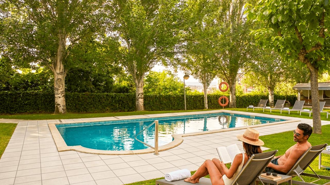 Piscina Hotel Ciutat Granollers Granollers españa Piscina Hotel Ciutat Granollers Granollers españa